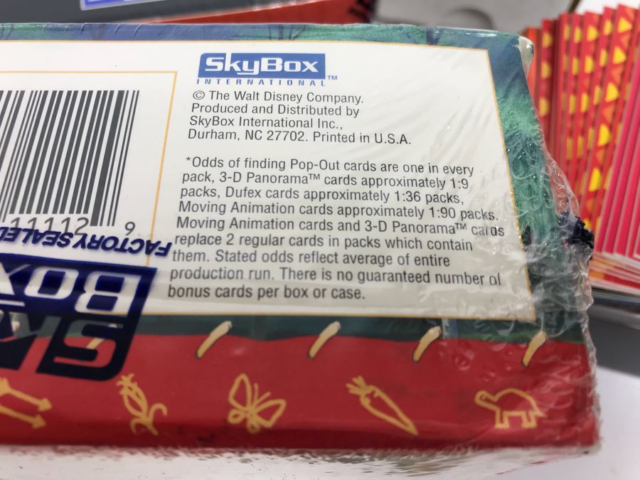 Collection Of Sealed SkyBox Trading Card Sets From Disney’s Toy Story Including Limited Edition Set, The Lion King And Pocahontas Sealed Trading Card Sets Plus Disney Clock And Mickey Mouse Pins And Various Disney Trading Cards [Photo 16]
