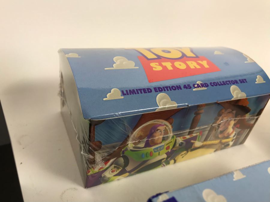 Collection Of Sealed SkyBox Trading Card Sets From Disney’s Toy Story Including Limited Edition Set, The Lion King And Pocahontas Sealed Trading Card Sets Plus Disney Clock And Mickey Mouse Pins And Various Disney Trading Cards [Photo 9]