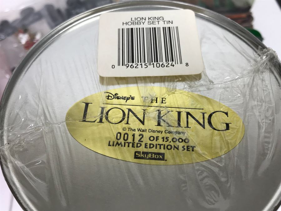 Disney Pixar A Bug’s Life Wooden Pen, Sealed SkyBox Limited Edition Toy Story Trading Card Set, The Lion King SkyBox Sealed Trading Card Sets Including  Limited Edition Tin Set, Mickey Mouse Pen, Minnie Mouse Pins, Disney Clock And More [Photo 27]