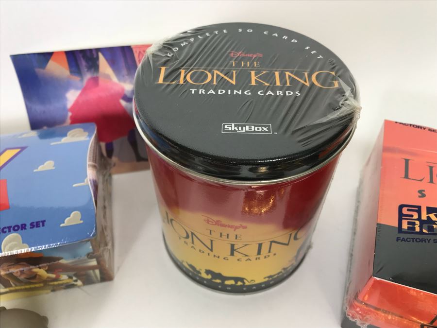 Disney Pixar A Bug’s Life Wooden Pen, Sealed SkyBox Limited Edition Toy Story Trading Card Set, The Lion King SkyBox Sealed Trading Card Sets Including  Limited Edition Tin Set, Mickey Mouse Pen, Minnie Mouse Pins, Disney Clock And More [Photo 19]