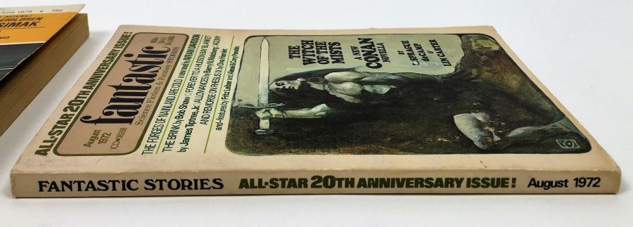 Worlds of If Magazine - Signed by Sydney J. Van Scyoc; Fantastic Stories Magazine 20th Edition - Signed by L. Sprague de Camp [Photo 8]