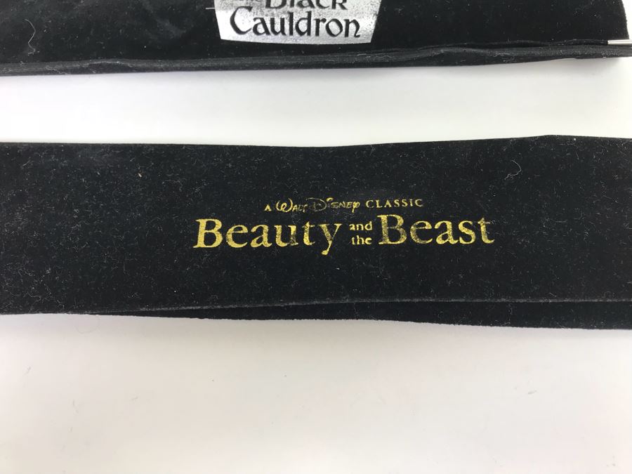 Disney’s The Black Cauldron Watch, Kermit The Frog Watch, Beauty And The Beast Watch, Aladdin Watch, Nightmare Before Christmas Watch, Box Full Of Mickey Mouse 60 Year Pins And More [Photo 20]