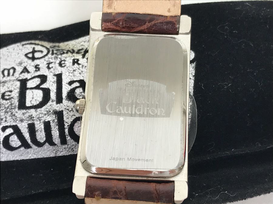 Disney’s The Black Cauldron Watch, Kermit The Frog Watch, Beauty And The Beast Watch, Aladdin Watch, Nightmare Before Christmas Watch, Box Full Of Mickey Mouse 60 Year Pins And More [Photo 29]