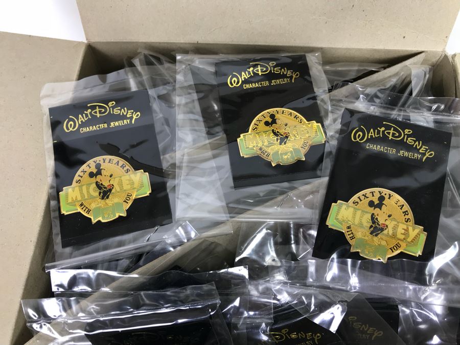 Disney’s The Black Cauldron Watch, Kermit The Frog Watch, Beauty And The Beast Watch, Aladdin Watch, Nightmare Before Christmas Watch, Box Full Of Mickey Mouse 60 Year Pins And More [Photo 6]