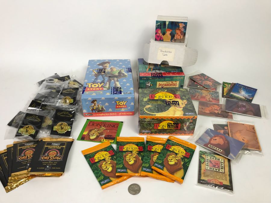 Sealed SkyBox Disney’s Toy Story And The Lion King Trading Card Sets, Mickey Mouse 60 Year Pins And More [Photo 2]