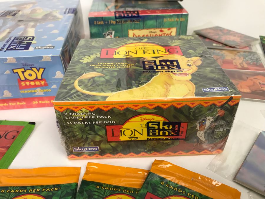 Sealed SkyBox Disney’s Toy Story And The Lion King Trading Card Sets, Mickey Mouse 60 Year Pins And More [Photo 7]