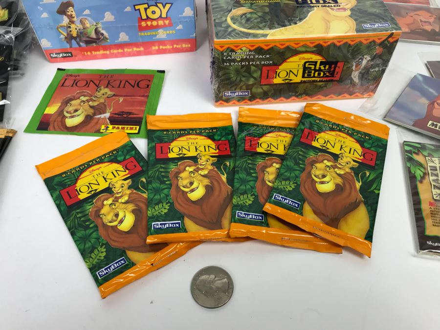 Sealed SkyBox Disney’s Toy Story And The Lion King Trading Card Sets, Mickey Mouse 60 Year Pins And More [Photo 5]