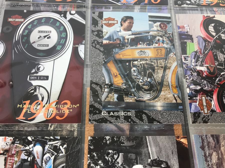 SkyBox (1989-1995) Proposal Folder With Sample Trading Cards Presented To Disney Buena Vista Home Video For The Lion King Video Promotion Includes Uncut Cards And Trading Cards From Superman, Disney, Sports, Simpsons, Harley-Davidson Motor Cycles And More [Photo 24]