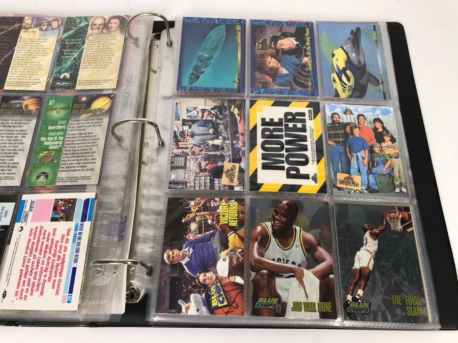 SkyBox (1989-1995) Proposal Folder With Sample Trading Cards Presented To Disney Buena Vista Home Video For The Lion King Video Promotion Includes Uncut Cards And Trading Cards From Superman, Disney, Sports, Simpsons, Harley-Davidson Motor Cycles And More [Photo 17]