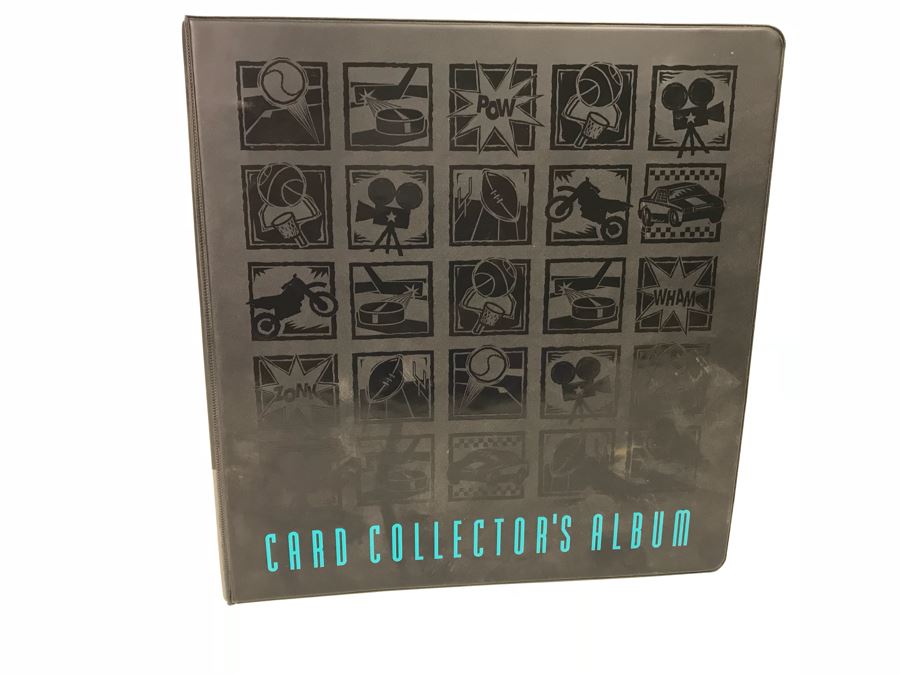 SkyBox (1989-1995) Proposal Folder With Sample Trading Cards Presented To Disney Buena Vista Home Video For The Lion King Video Promotion Includes Uncut Cards And Trading Cards From Superman, Disney, Sports, Simpsons, Harley-Davidson Motor Cycles And More [Photo 3]