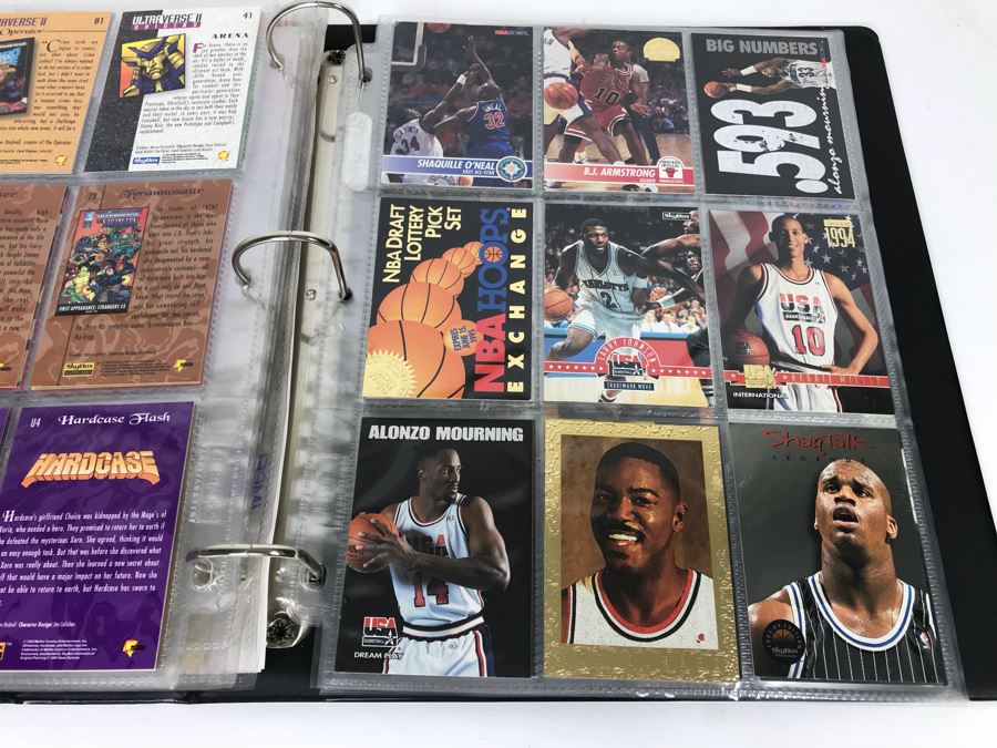 SkyBox (1989-1995) Proposal Folder With Sample Trading Cards Presented To Disney Buena Vista Home Video For The Lion King Video Promotion Includes Uncut Cards And Trading Cards From Superman, Disney, Sports, Simpsons, Harley-Davidson Motor Cycles And More [Photo 21]