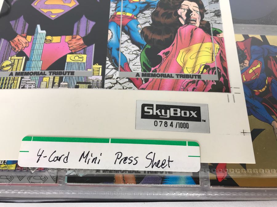 SkyBox (1989-1995) Proposal Folder With Sample Trading Cards Presented To Disney Buena Vista Home Video For The Lion King Video Promotion Includes Uncut Cards And Trading Cards From Superman, Disney, Sports, Simpsons, Harley-Davidson Motor Cycles And More [Photo 15]