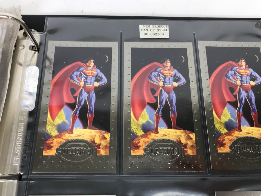 SkyBox (1989-1995) Proposal Folder With Sample Trading Cards Presented To Disney Buena Vista Home Video For The Lion King Video Promotion Includes Uncut Cards And Trading Cards From Superman, Disney, Sports, Simpsons, Harley-Davidson Motor Cycles And More [Photo 28]