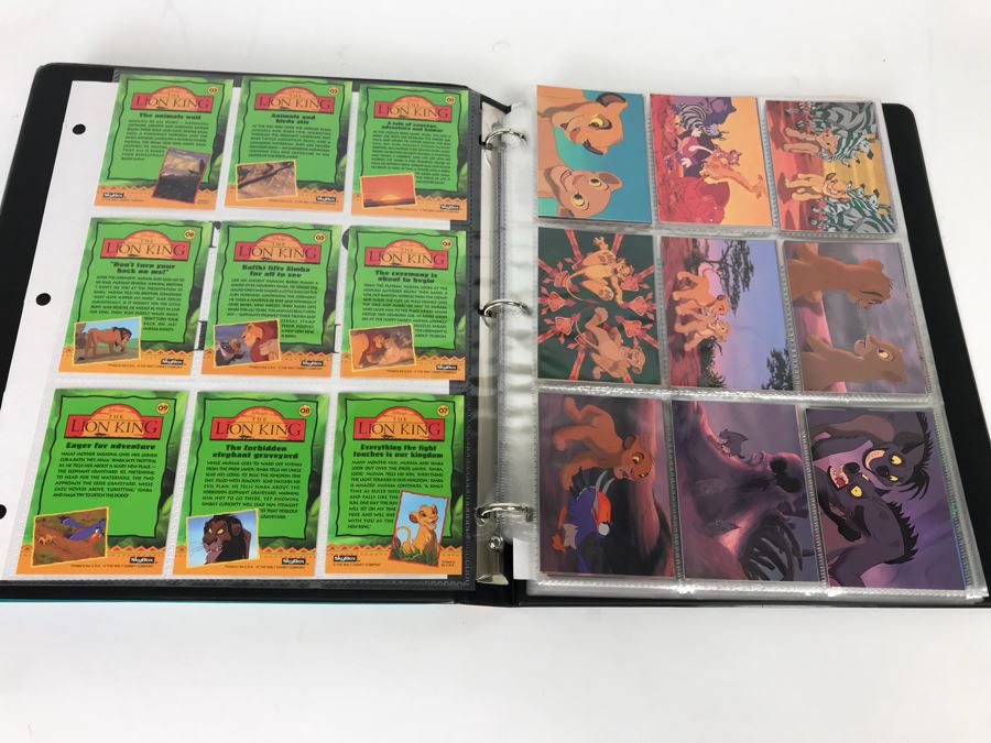 Disney’s The Lion King SkyBox Trading Cards And The Snow White And The Seven Dwarfs Trading Cards In Presentation Folders [Photo 5]