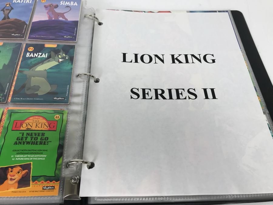 Disney’s The Lion King SkyBox Trading Cards And The Snow White And The Seven Dwarfs Trading Cards In Presentation Folders [Photo 8]