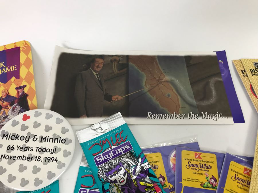 Mickey Mouse Pen, Kermit The Frog Watch, Winnie The Pooh Plate, Collection Of Pogs And More [Photo 15]