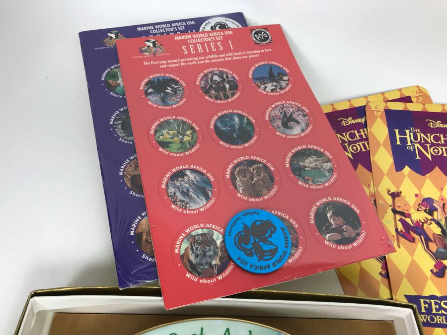 Mickey Mouse Pen, Kermit The Frog Watch, Winnie The Pooh Plate, Collection Of Pogs And More [Photo 13]