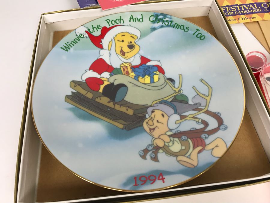 Mickey Mouse Pen, Kermit The Frog Watch, Winnie The Pooh Plate, Collection Of Pogs And More [Photo 12]