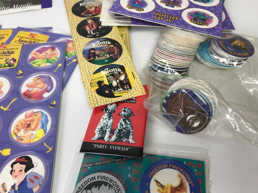 Mickey Mouse Pen, Kermit The Frog Watch, Winnie The Pooh Plate, Collection Of Pogs And More [Photo 21]