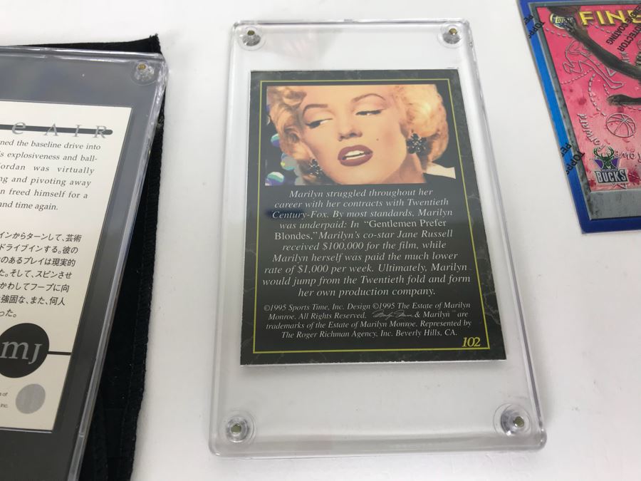 Sealed 1995 Pinnacle Rookie & Stars Football Cards And Sealed 1995 NFL Trading Cards Plus Michael Jordan, Marilyn Monroe, Sports And Nascar Cards [Photo 20]