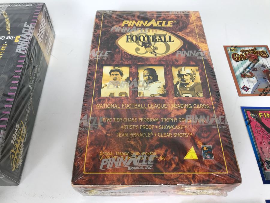 Sealed 1995 Pinnacle Rookie & Stars Football Cards And Sealed 1995 NFL Trading Cards Plus Michael Jordan, Marilyn Monroe, Sports And Nascar Cards [Photo 7]