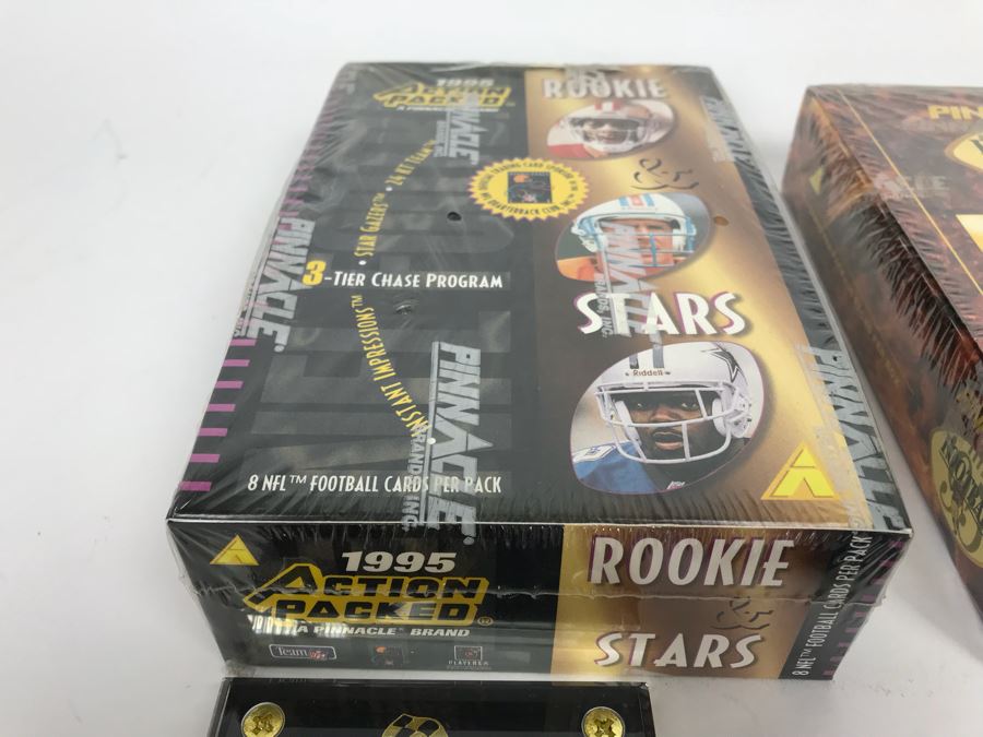 Sealed 1995 Pinnacle Rookie & Stars Football Cards And Sealed 1995 NFL Trading Cards Plus Michael Jordan, Marilyn Monroe, Sports And Nascar Cards [Photo 3]