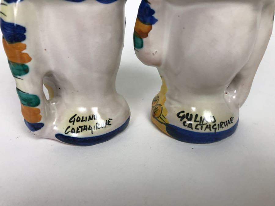 Cruz Pottery Vase And Plate Plus Gulino Caltagirone Ceramic Pottery [Photo 10]