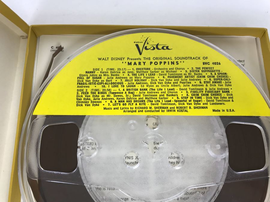 Reel To Reel Tape Walt Disney’s Mary Poppins Vista [Photo 4]