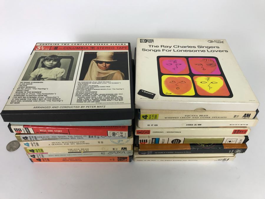 Collection Of Vintage Reel To Reel Tapes [Photo 1]
