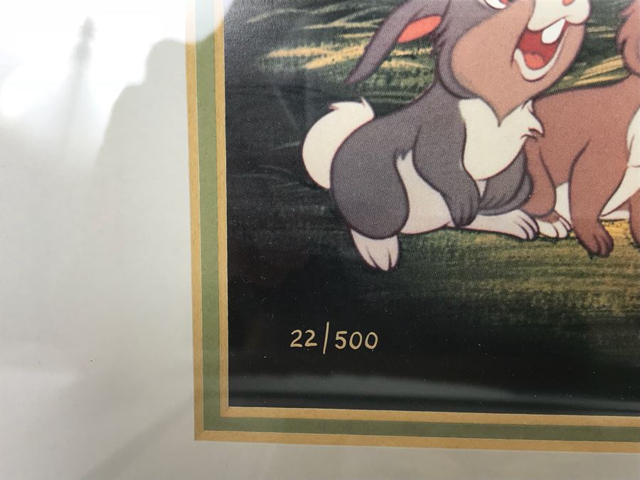 Set Of (4) Walt Disney Studios Commemorative Limited Edition Of 500 Lithographs 1997 [Photo 3]