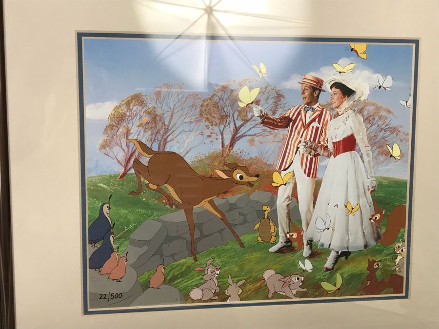 Set Of (4) Walt Disney Studios Commemorative Limited Edition Of 500 Lithographs 1997 [Photo 7]