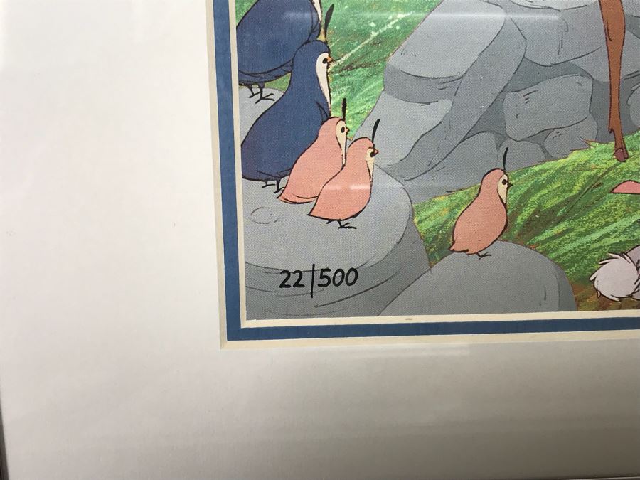 Set Of (4) Walt Disney Studios Commemorative Limited Edition Of 500 Lithographs 1997 [Photo 8]