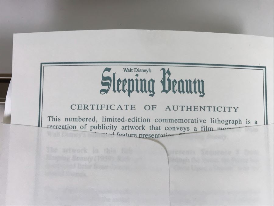 Set Of (4) Walt Disney Studios Commemorative Limited Edition Of 500 Lithographs 1997 1998 [Photo 15]