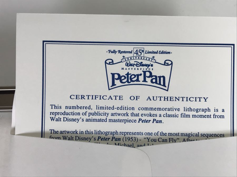 Set Of (4) Walt Disney Studios Commemorative Limited Edition Of 500 Lithographs 1997 1998 [Photo 16]