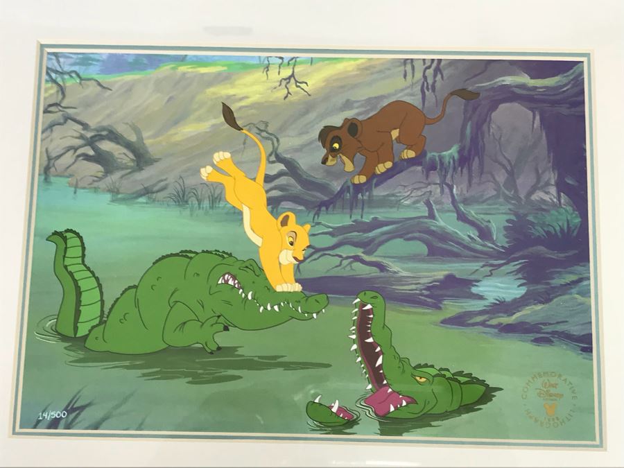 Set Of (4) Walt Disney Studios Commemorative Limited Edition Of 500 Lithographs 1997 1998 [Photo 11]