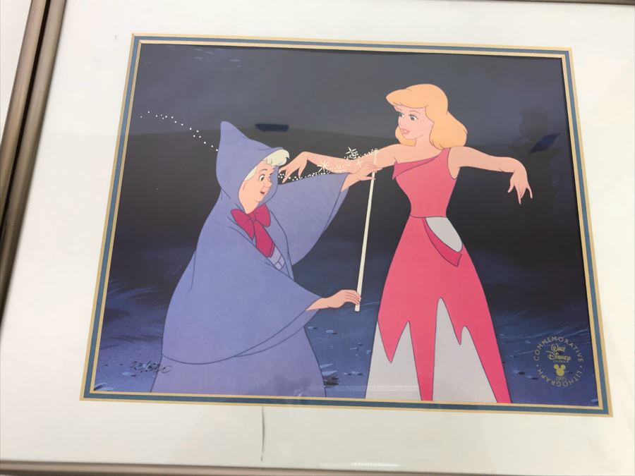 Set Of (4) Walt Disney Studios Commemorative Limited Edition Of 500 Lithographs 1995 1996 1997 [Photo 6]