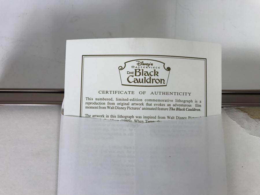 Set Of (4) Walt Disney Studios Commemorative Limited Edition Of 500 Lithographs 1995 1996 1997 [Photo 18]