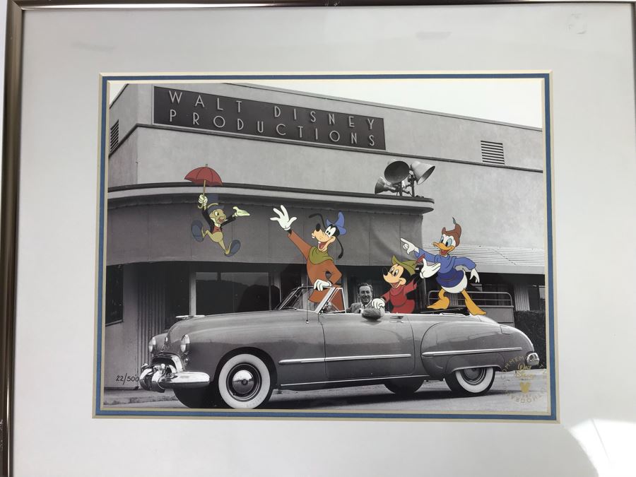 Set Of (4) Walt Disney Studios Commemorative Limited Edition Of 500 Lithographs 1995 1996 1997 [Photo 2]