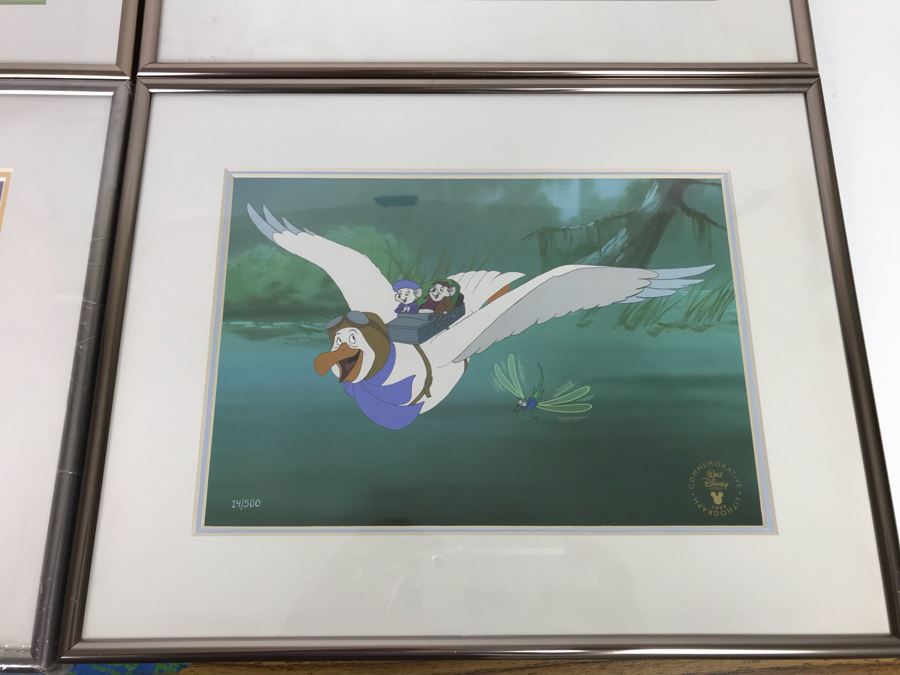 Set Of (4) Walt Disney Studios Commemorative Limited Edition Of 500 Lithographs 1997 1998 1999 [Photo 11]