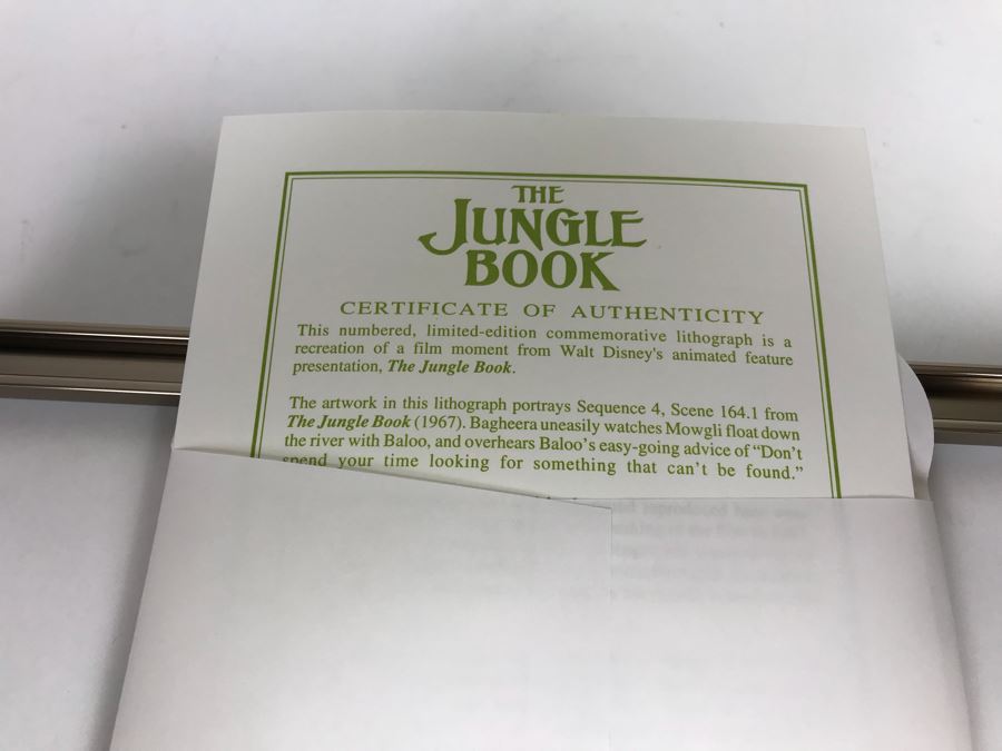 Set Of (4) Walt Disney Studios Commemorative Limited Edition Of 500 Lithographs 1997 1998 1999 [Photo 17]