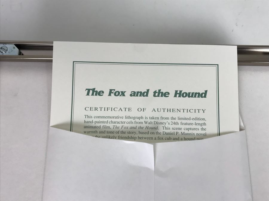 Set Of (4) Walt Disney Studios Commemorative Limited Edition Of 500 Lithographs 1994 1996 [Photo 17]