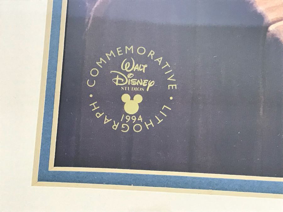 Set Of (4) Walt Disney Studios Commemorative Limited Edition Of 500 Lithographs 1994 1996 [Photo 4]