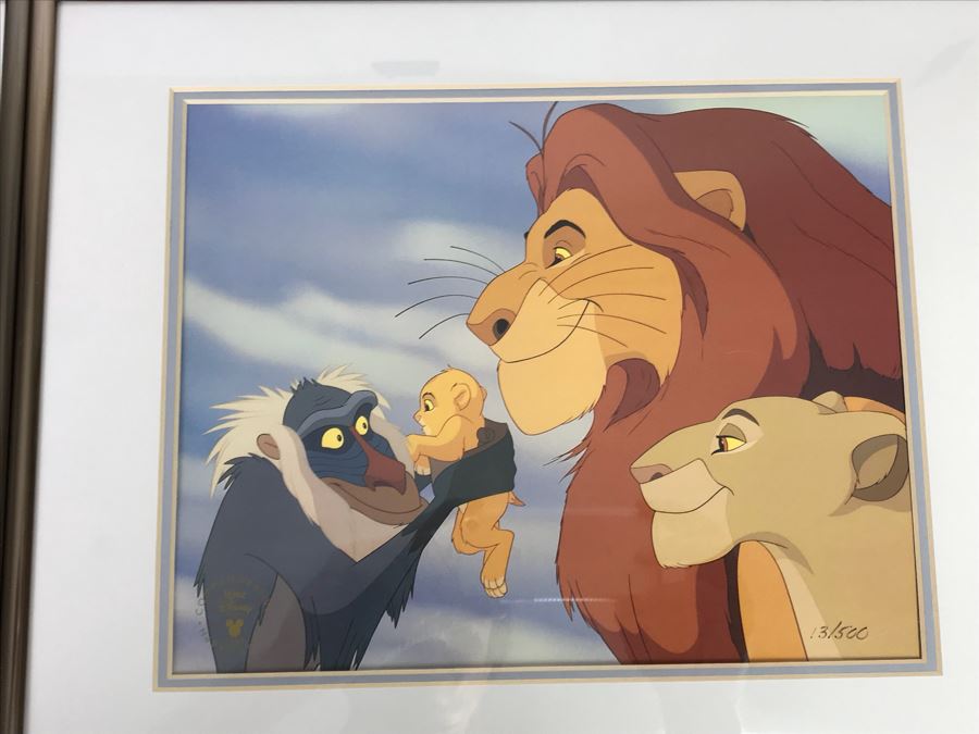 Set Of (4) Walt Disney Studios Commemorative Limited Edition Of 500 Lithographs 1994 1996 [Photo 11]