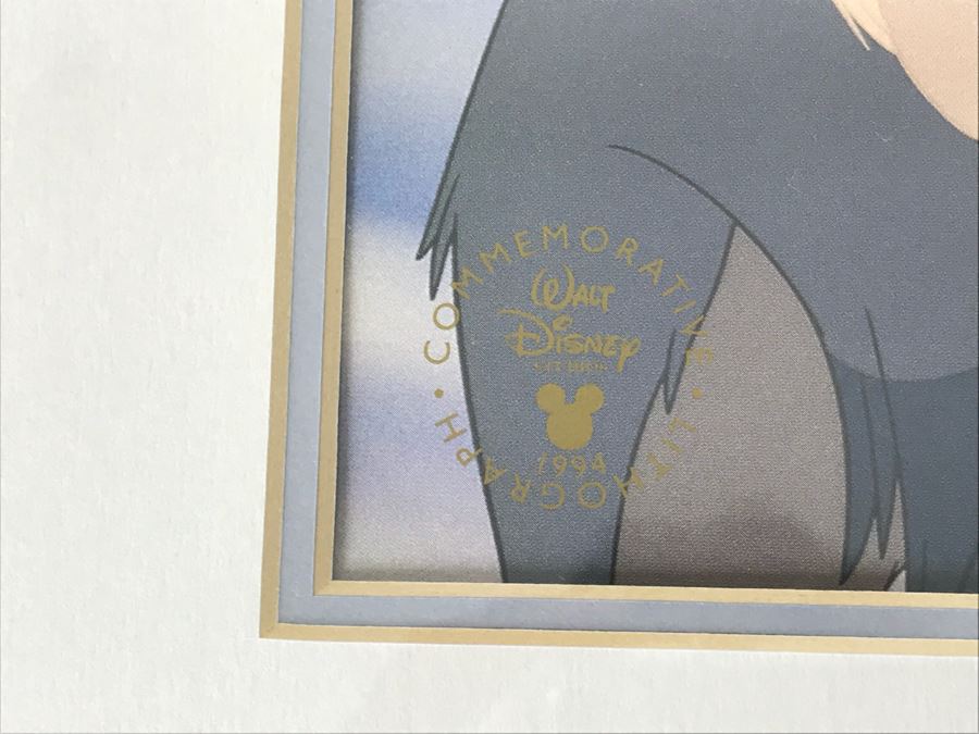 Set Of (4) Walt Disney Studios Commemorative Limited Edition Of 500 Lithographs 1994 1996 [Photo 13]