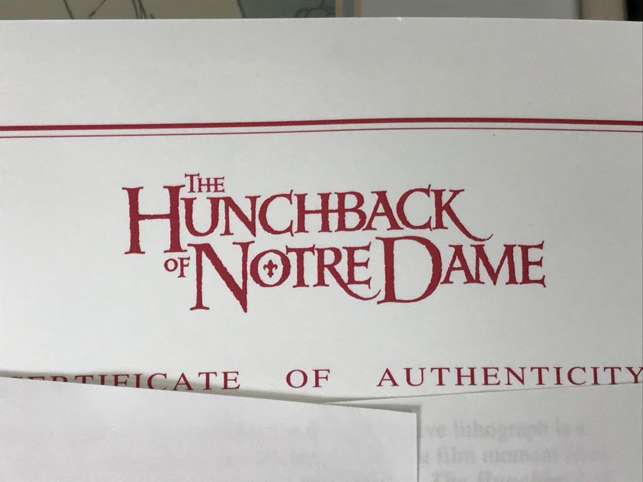 Set Of (3) Walt Disney Studios Commemorative Limited Edition Of 500 Lithographs 1996 1997 1998 [Photo 11]