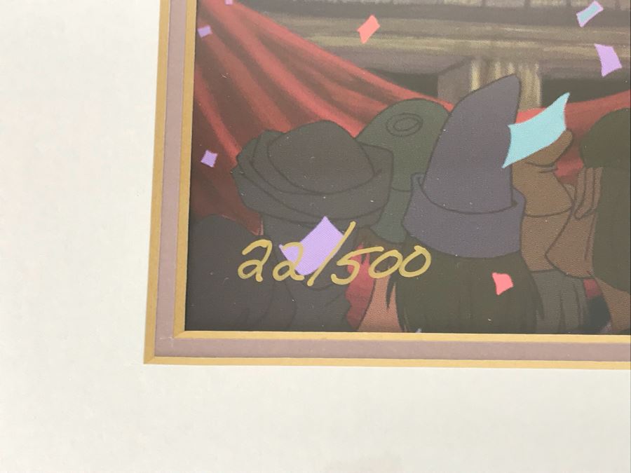 Set Of (3) Walt Disney Studios Commemorative Limited Edition Of 500 Lithographs 1996 1997 1998 [Photo 9]