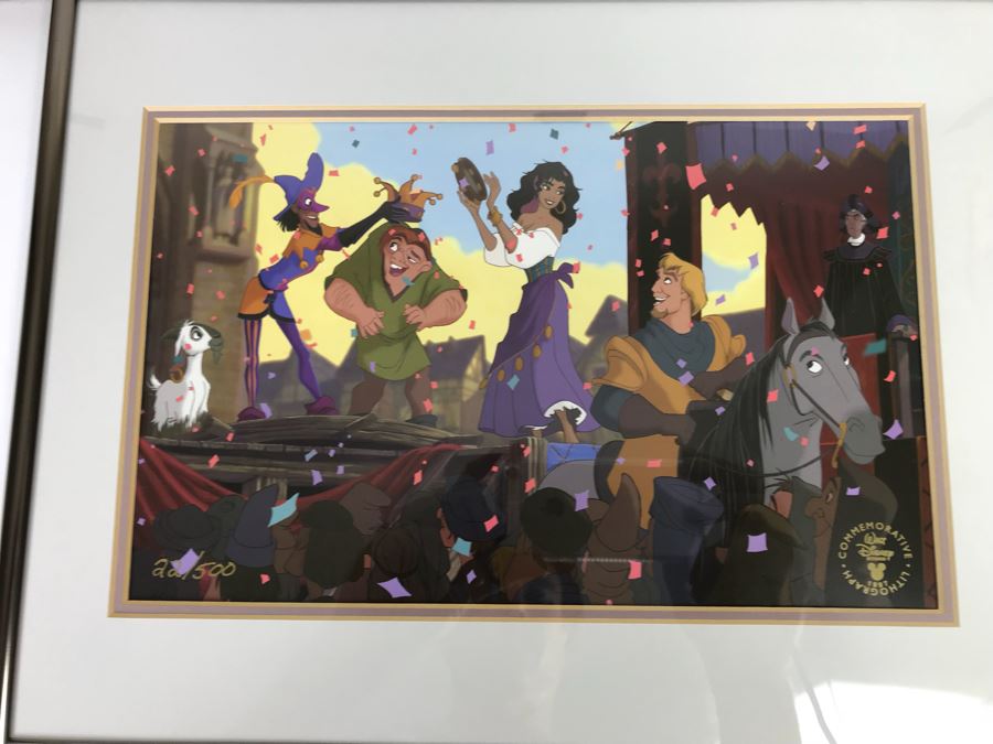 Set Of (3) Walt Disney Studios Commemorative Limited Edition Of 500 Lithographs 1996 1997 1998 [Photo 8]