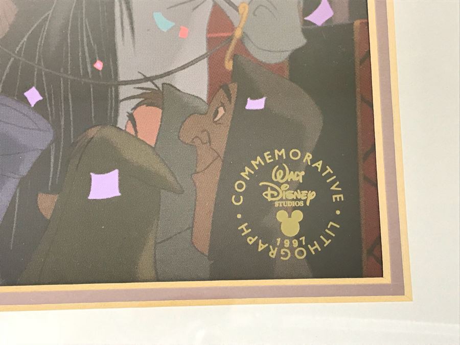 Set Of (3) Walt Disney Studios Commemorative Limited Edition Of 500 Lithographs 1996 1997 1998 [Photo 10]