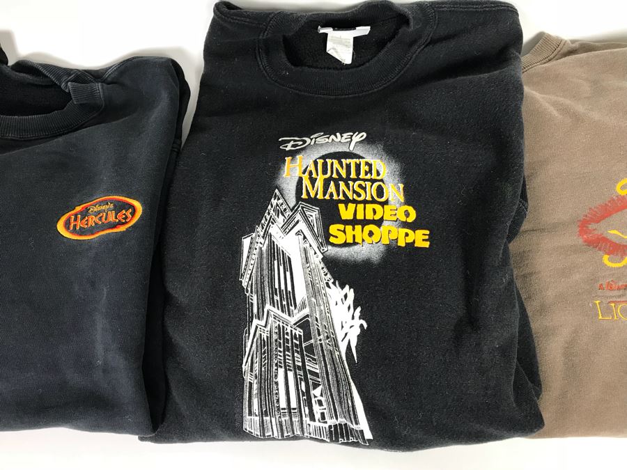 XL Disney Sweater Collection Featuring (2) The Lion King, Hercules And Disney Haunted Mansion Video Shoppe [Photo 2]