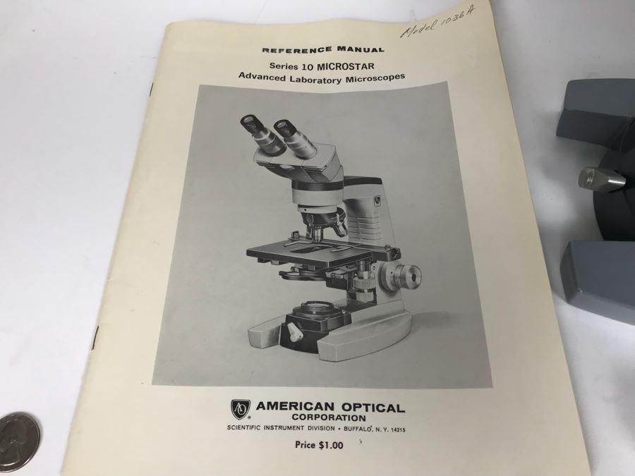 Series 10 MICROSTAR Advanced Laboratory Microscope By American Optical Corporation With Reference Manual  [Photo 13]